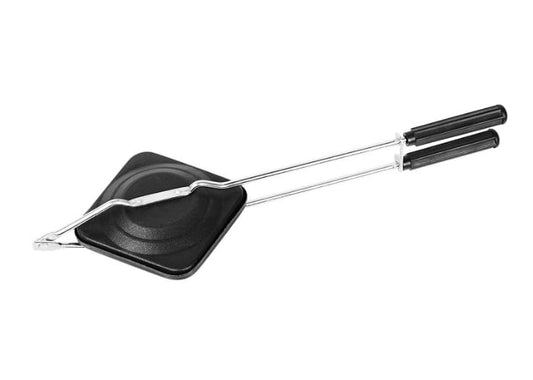Non-Stick Aluminium Sandwich Maker for Gas Stove | Flameproof Grill with Heat-Resistant Handle – Portable Black Sandwich Press