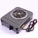 Electric G Coil Hot Plate 2000W | Fast Cooking Electric Stove with Stand – Radiant Induction Cooktop Heater, Black