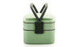 Airtight Lunch Box Set Compartment Tiffin with Handle & Push Lock | Plastic Tiffin Box for Travelling School Kids & Office Exclusive (Sea Green)|Design - 2 for Home and Kitchen