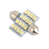 Generic 31mm 3528 16-LED Car Dome Light | Interior Map Lamp 12V White (Pack of 1)