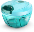 3-Blade Stainless Steel Mini Vegetable & Fruit Chopper – 450ML Quick Handy Kitchen Cutter