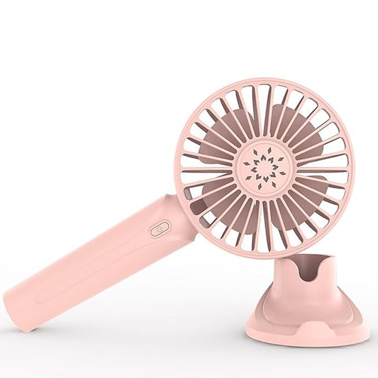 Portable Rechargeable Mini Fan | High-Speed USB Face Fan | Compact & Lightweight Travel Fan | Multicolour | USB Charging Personal Fan for Home & Outdoor Use