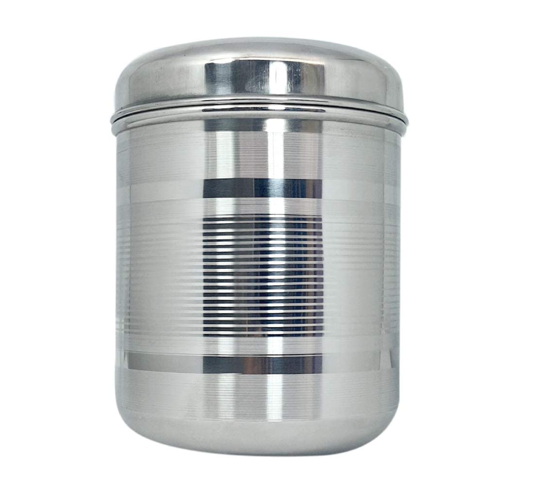 Steel Dabba Set of 5 | Premium Stainless Steel Storage Containers for Kitchen