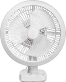 High-Speed Portable Table Fan | 3-Blade Electric Fan for Home, Office & Kitchen | Compact & Powerful Airflow | White