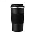Insulated Travel Coffee Mug 380ML | Double-Wall Stainless Steel Tumbler with Spill-Proof Flip Lid – Hot & Cold Drinks, Black